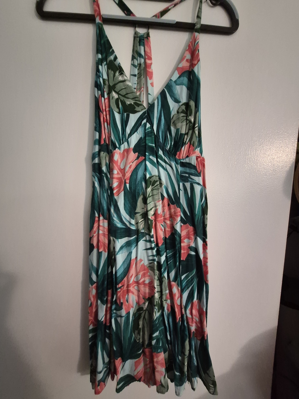 Tropical Floral Maxi Sundress (FOREVER 21)